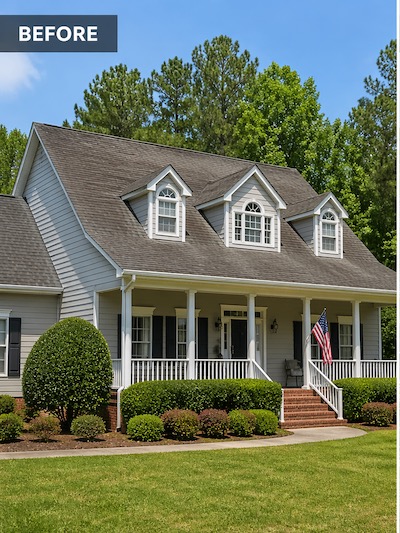 Roof before replacement in Eastern NC