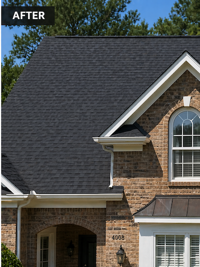 New shingles after replacement
