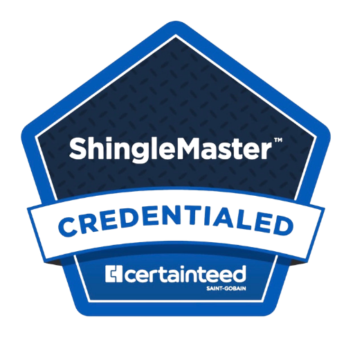 CertainTeed ShingleMaster Credentialed badge